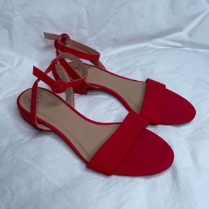 Red Sandals